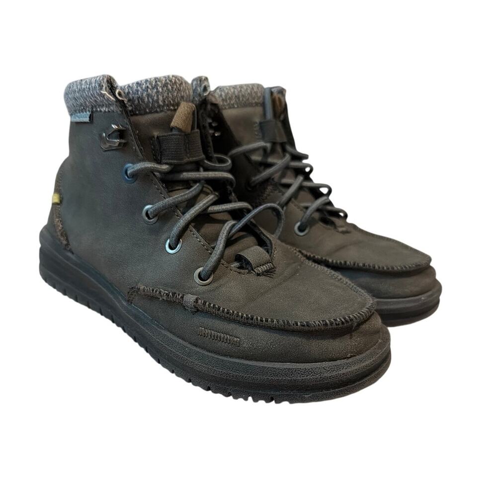 HEYDUDE Bradley Youth Classic Boot Granite Grey Size Y1 / Y2